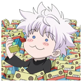 Telegram sticker ☺️ Hunter x Hunter @Nekostickerss