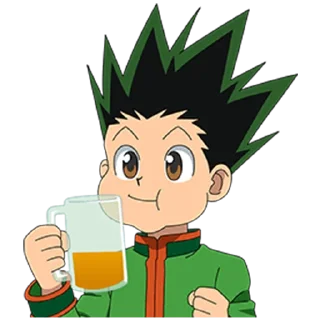 Telegram sticker 🍺 Hunter x Hunter @Nekostickerss