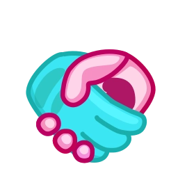 Sticker 🤝 Фуксиана-2. Больше на @emoji_gray