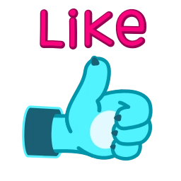 Sticker 👍 Фуксиана-2. Больше на @emoji_gray