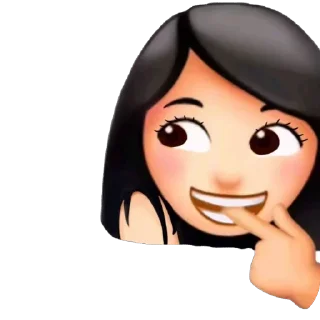 Video sticker 🫥 headwoman