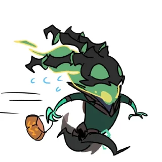 Telegram sticker 🎃 ♡ Трешик ♡ | League of Legends