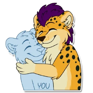 Telegram sticker 🤗 Cheeka 2