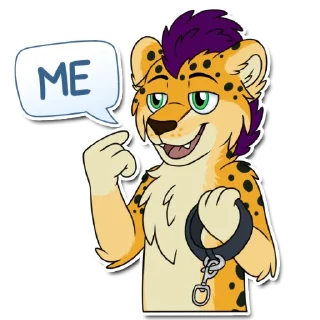 Telegram sticker ⛓ Cheeka 2