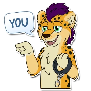 Telegram sticker ⛓ Cheeka 2