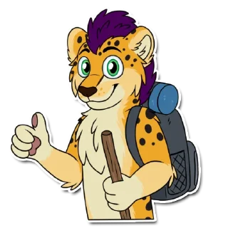 Telegram sticker 👍 Cheeka 2