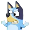 Sticker 🤷‍♀️ Bluey @BlueyRUfd