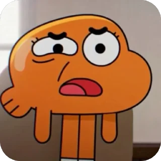 Telegram sticker 🫥 Gumball :: @fStikBot