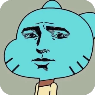 Telegram sticker 🫥 Gumball :: @fStikBot