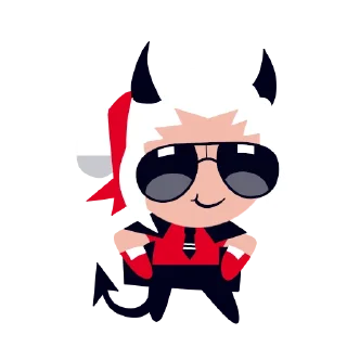Telegram sticker 😎 Helltaker | @StickersOfAstora