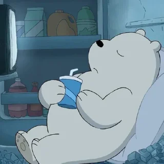 Telegram sticker ⭐️ Urso Bernard (DUDU💙) • @sticbot