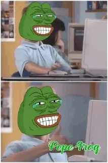 Telegram sticker 😂 Pepe | @tarahume | @StickerXtara