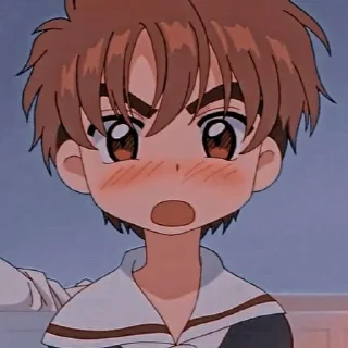 Telegram sticker 😳 Shaoran e Sakura