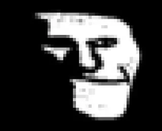 Telegram sticker 🧠 TrollFace ¦ @figurinhasWa