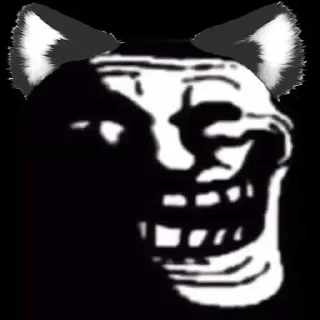 Telegram sticker 🧠 TrollFace ¦ @figurinhasWa
