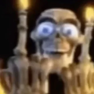 Telegram sticker 💀 Скелееб