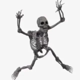 Telegram sticker 💀 Скелееб