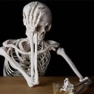 Telegram sticker 💀 Скелееб