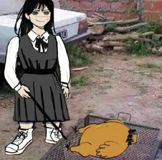 Telegram sticker 😏 Человек-Мотопила 2 by juchara333:: @fStikBot