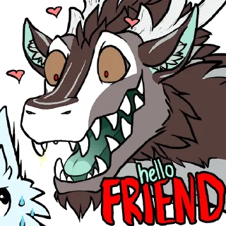 Sticker 🆘 Chip the Crocodeer