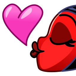 Telegram sticker 😘 Deviless Emoji - @TgSticker