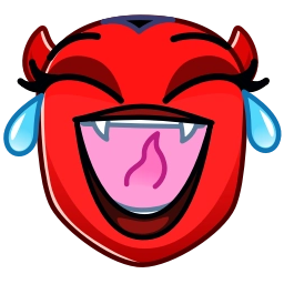 Telegram sticker 😂 Deviless Emoji - @TgSticker