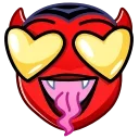 Video sticker 😍 Deviless Emoji - @TgSticker