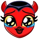 Video sticker 🥹 Deviless Emoji - @TgSticker