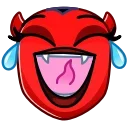 Video sticker 😂 Deviless Emoji - @TgSticker