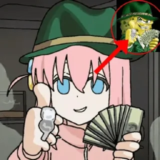 Video sticker 😏 Bocchi the nigga