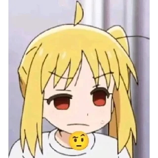 Телеграм стикер 🤨 Bocchi the nigga