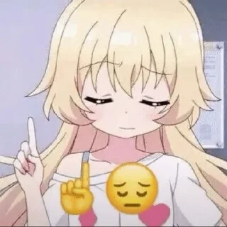 Телеграм стикер ☝️ Bocchi the nigga