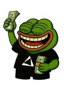 Telegram sticker 💰 pepeX