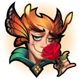 Telegram sticker 👄 Wild rift emote [@Llorisi]
