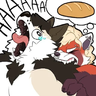 Telegram sticker 🦷 Bread by @Koidewan