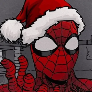 Telegram sticker 🎅 @kosshur  مرد عنکبوتی همه کاره