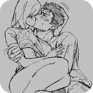 Telegram sticker ❤ Me and Roanne