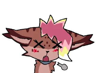 Telegram sticker 😵 Amely The Lynx