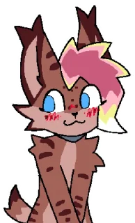 Telegram sticker ☺️ Amely The Lynx