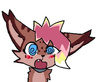 Telegram sticker 😵‍💫 Amely The Lynx
