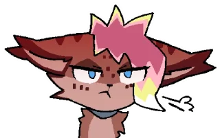 Telegram sticker 😠 Amely The Lynx