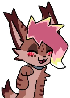 Telegram sticker 😺 Amely The Lynx