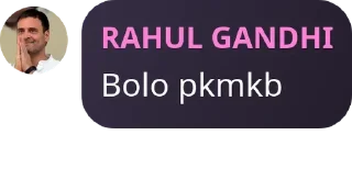 Video sticker 👩‍🏭 Rahul gandhi