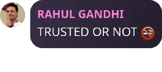 Telegram sticker 🚭 Rahul gandhi
