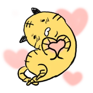 Telegram sticker 😀 냥면성 고랑이 드디어 등장!