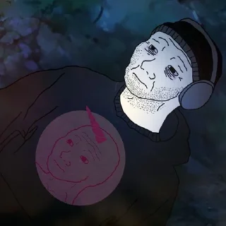 Telegram sticker 😈 feel