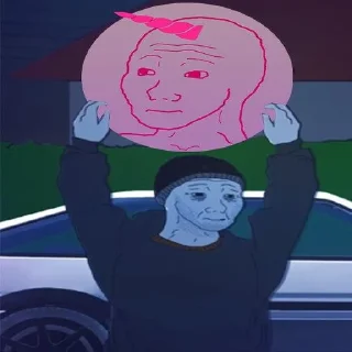 Telegram sticker 💀 feel