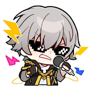 Телеграм стикер 🎤 Caelus @stickersMH