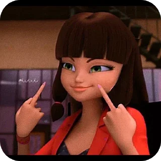 Telegram sticker ✋ Lady bug 🐞 (Xpetxer_anyaX)