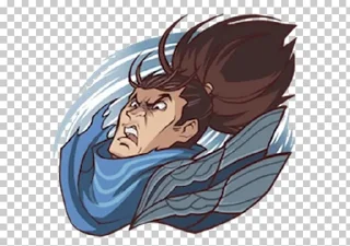 Telegram sticker 😐 Yasuo